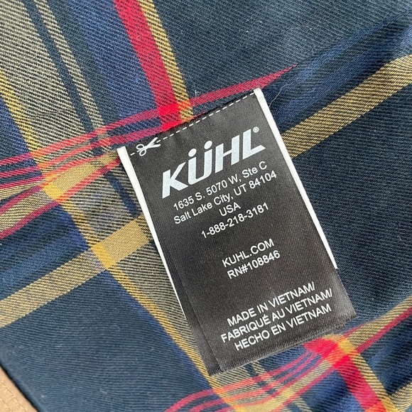 Kuhl Women’s Canvas GENERATR FLANNEL LINED jacket Womens medium - Picture 10 of 13